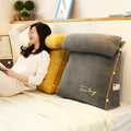 Coussin de lecture – Coussin de soutien triangulaire avec mousse douce et dossier confortable