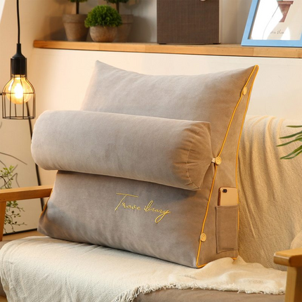 Reading Pillow – Triangular Support Cushion with Soft Foam and Comfortable Backrest