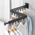 Séchoir mural rétractable – Solution pliable gain de place pour le linge