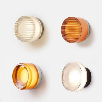 Modern Round Wall Lamp with Soft Ambient Light