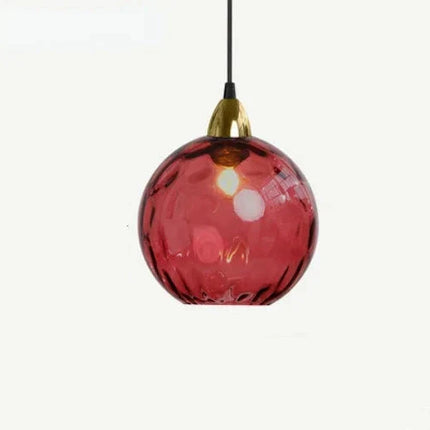 Glass Pendant Lamp – Modern Clear Glass Design with Warm Ambient Lighting