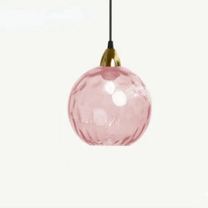Glass Pendant Lamp – Modern Clear Glass Design with Warm Ambient Lighting