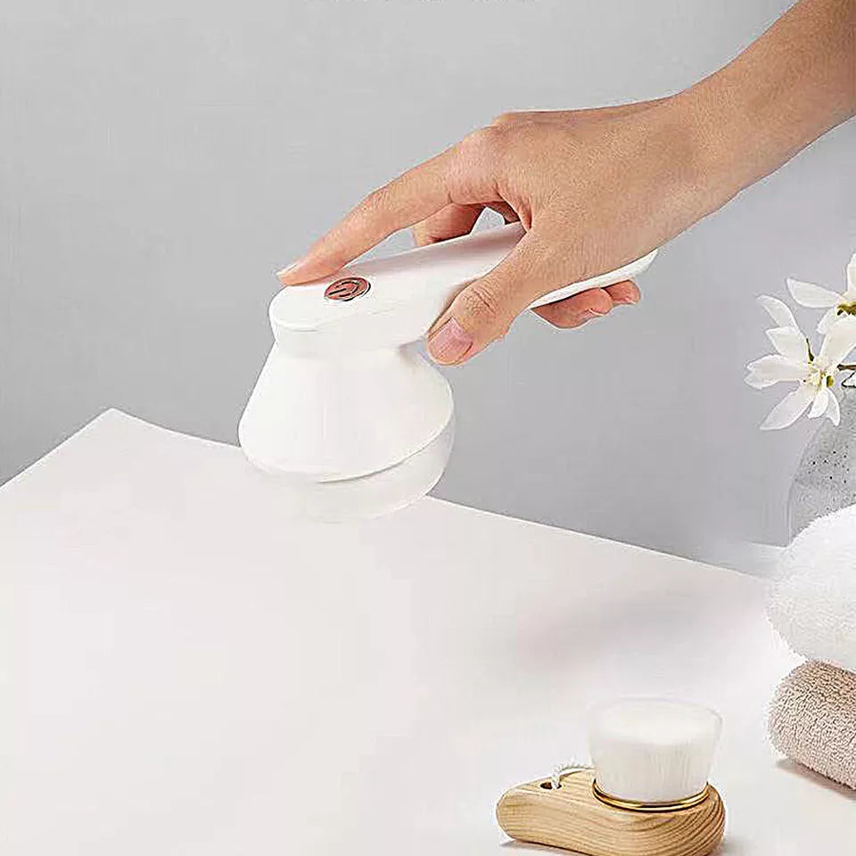 Épilateur électrique pour tissus – Rasoir portable rechargeable avec grand réservoir de collecte