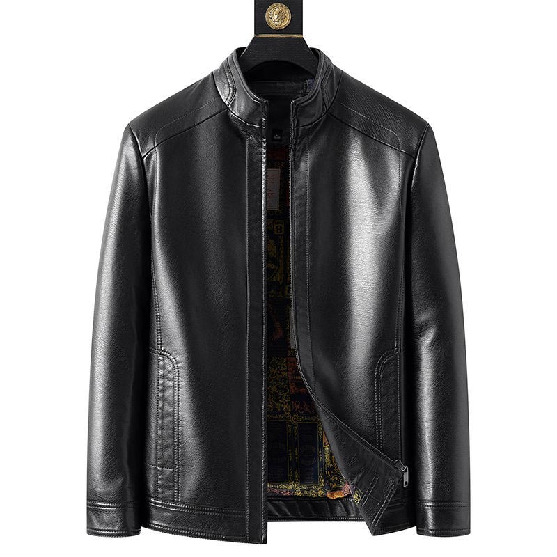 Veste Homme Doublée Chaude – Col Montant Zippé pour Temps Froid