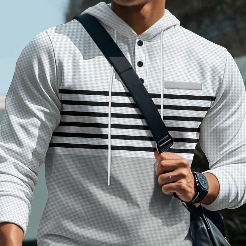 Men’s Color Block Tracksuit | 2-Piece Hoodie & Drawstring Jogger Set