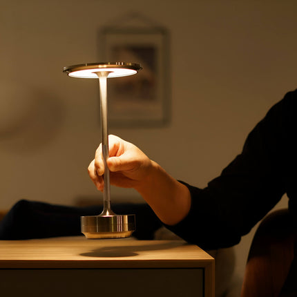 Rechargeable LED Table Lamp – Touch Control with Modern Minimalist Design