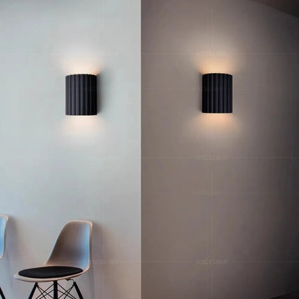 Resin Wall Lamp – Modern Artistic Design with Soft Ambient LED Lighting