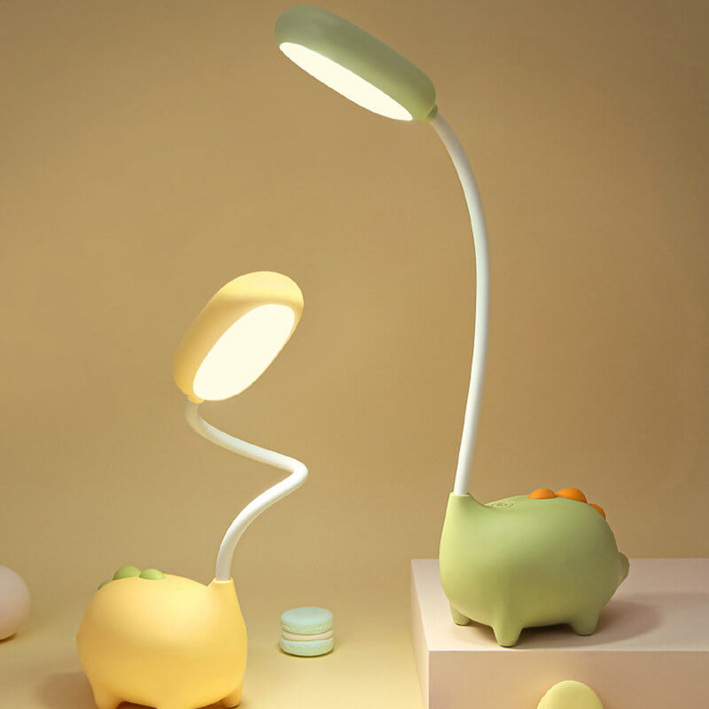 DinoGlow – Tegneserie Dinosaur LED Skrivebordslampe med Øjenbeskyttelse til Børn