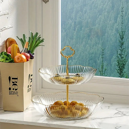 Tiered Serving Stand – Elegant 3-Layer Design for Snacks, Pastries & Table Display