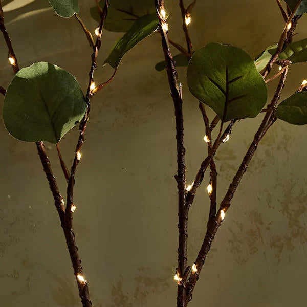 Lighted Olive Branch Stems – Twinkling Fairy Lights for Vases and Arrangements