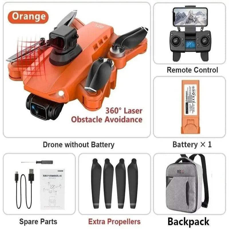 Drone RG109 PRO 8K à double caméra avec stabilisateur 3 axes pour filmage aérien professionnel