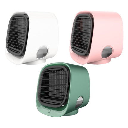 2-in-1 Air Cooler & Humidifier – Quiet USB-Powered Cooling with Refillable Water Tank