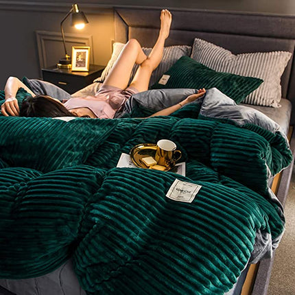 Winter Duvet – Ultra-Soft Fleece & Microfiber Comforter with Cozy Warmth for Cold Seasons