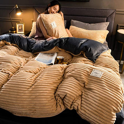 Winter Duvet – Ultra-Soft Fleece & Microfiber Comforter with Cozy Warmth for Cold Seasons