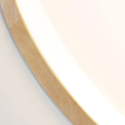 Ceiling Lamp – Wooden Frame with Soft LED Light and Frosted Acrylic Diffuser
