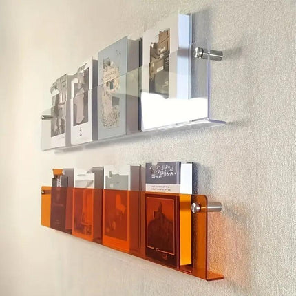 Wall Shelf – Transparent Acrylic Display Design with Minimalist Look & Easy Mounting
