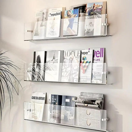 Wall Shelf – Transparent Acrylic Display Design with Minimalist Look & Easy Mounting