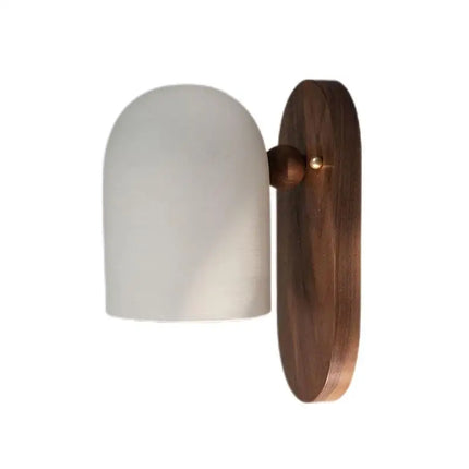 Wooden Wall Lamp – Wabi-Sabi Inspired Design with Soft Warm LED Lighting