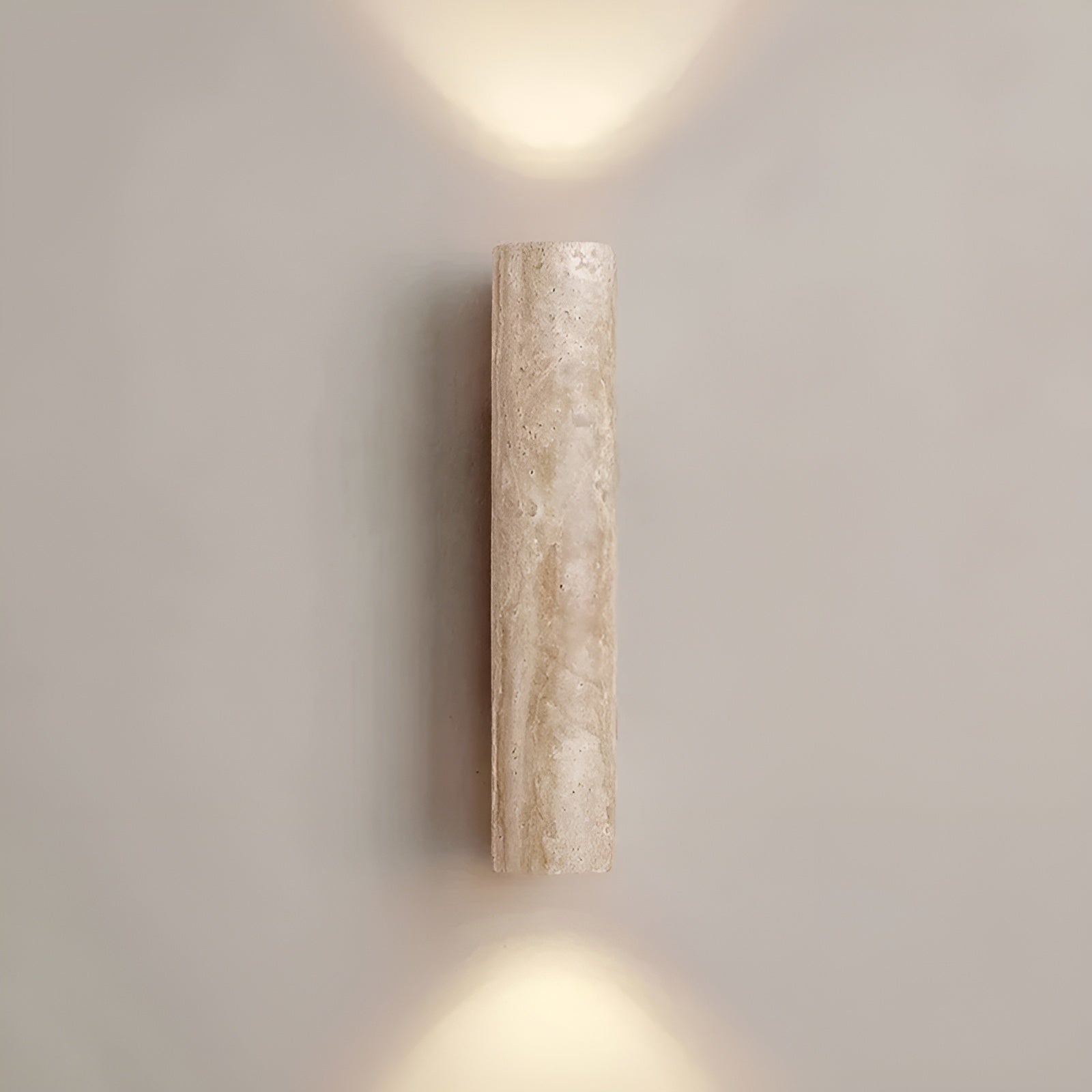 HarmonyLight – Wabi-Sabi Væglampe med Blødt Stemningslys