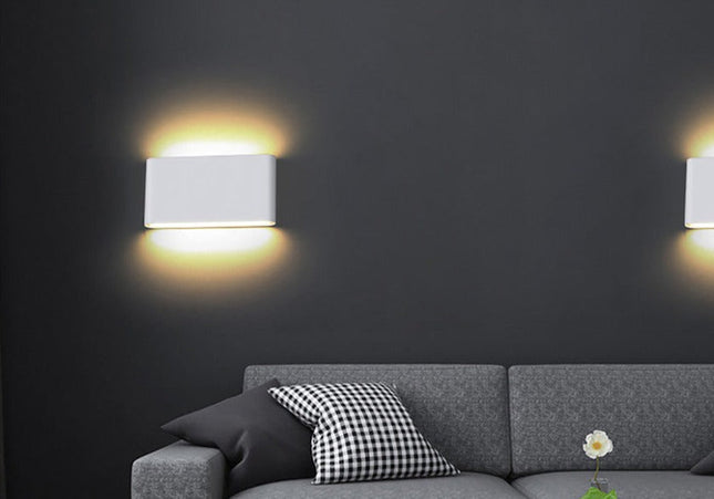 LED Wall Lamp – Modern Minimalist Design with Soft Up-and-Down Lighting