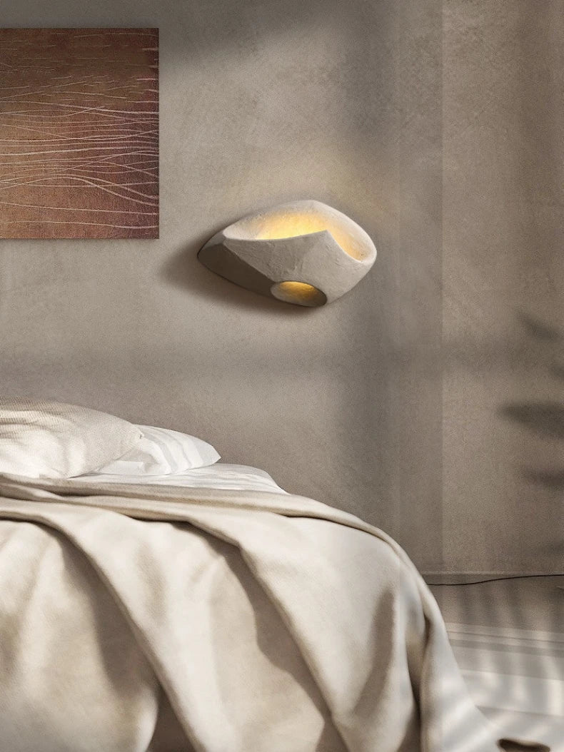 ZenFutur – Wabi-Sabi Væglampe med Minimalistisk LED-Design
