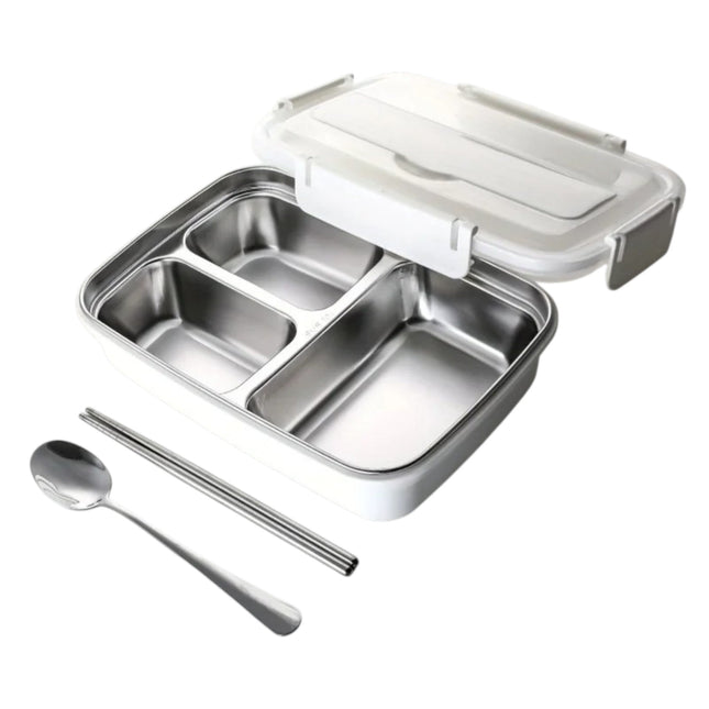 Stainless Steel Lunch Box – Leak-Resistant Compartments & Durable, Lightweight Design