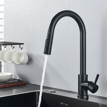 Kitchen Faucet – 360° Rotating Design with Single-Lever Control & Durable Brass Construction